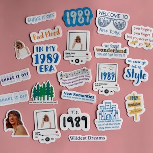 TS 1989 inspired waterproof stickers