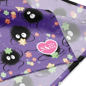 Cute Soot Sprites Bandana, Kawaii Soot Sprites Bandana, Kawaii Bandana, Cute Art Bandana, Summer Bandana, Anime Bandana, Dog Bandana