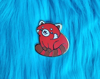 Cute Red Panda, Red Panda Enamel Pin, Cute Pandas, Cute Enamel Pin, Red Panda Gifts, Panda Lovers