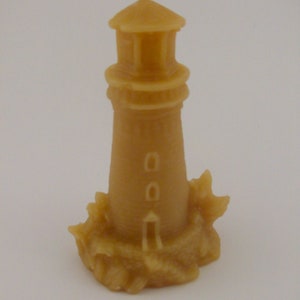 Lighthouse Beeswax Candle
