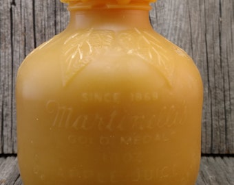 Apple Juice Bottle Beeswax Candle