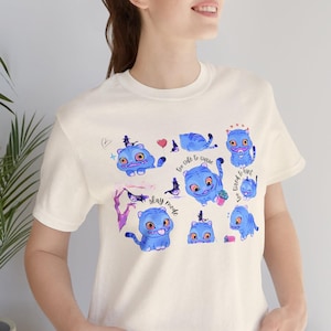 Kpop Funny Derpy Tiger Shirt – Animal Fandom Tee, Derpy Demon Tiger Merch, Cute Kpop Saja Gift, Funny Derpy Tiger T-Shirt,Kpop Demon Hunters