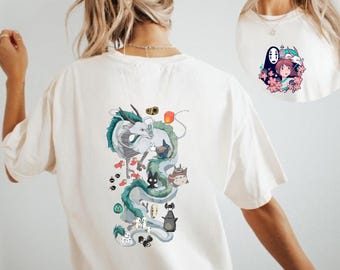Hoodie Spirited Away fan,Hoodie Anime,Gifts for Fans,Gift for Anime Lovers,Unique Graphic Pullover,Tshirt Anime,Tshirt Studio Ghibli