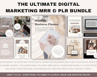 The ULTIMATE Digital Marketing MRR & PLR Bundle