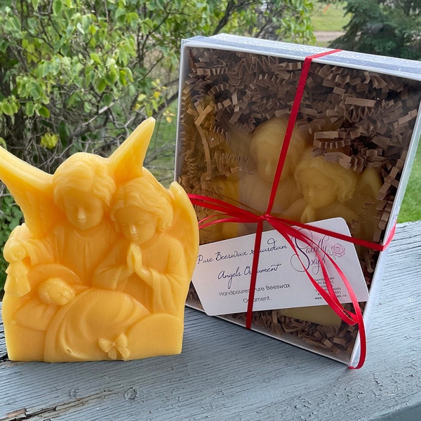 Beeswax Guardian Angels Ornament