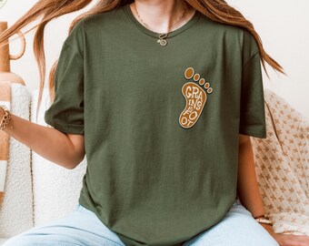 Eco-Friendly Footprint T-Shirt: Unisex Softstyle Ring-Spun Cotton