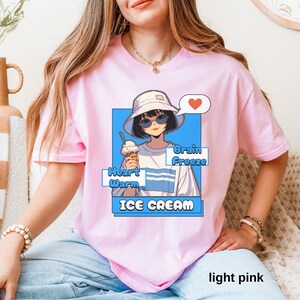 T-shirt graphique rétro crème glacée : t-shirt Summer Vibes