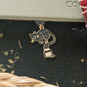 Ink Cat Dust Plug Charms for E-Readers | Kindle Charm | Iphone | Ipad | Micro USB | USB-C