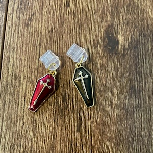 Gothic Coffin Dust Plug Charms for E-Readers | Kindle Charm | Iphone | Ipad | Micro USB | USB-C