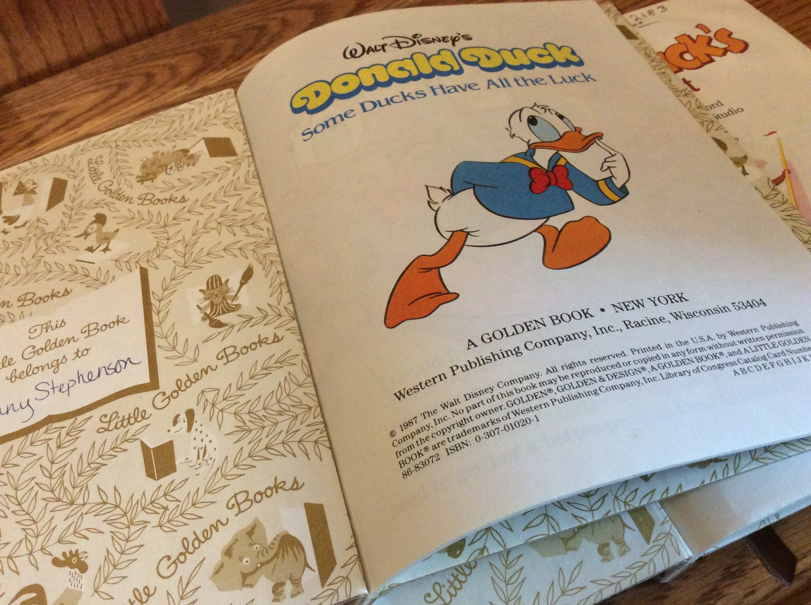 4 Donald Duck Little Golden Books - Etsy