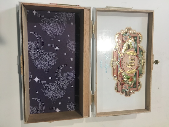 Decorated Cigar Box-Butterfly and Fairy - image 8