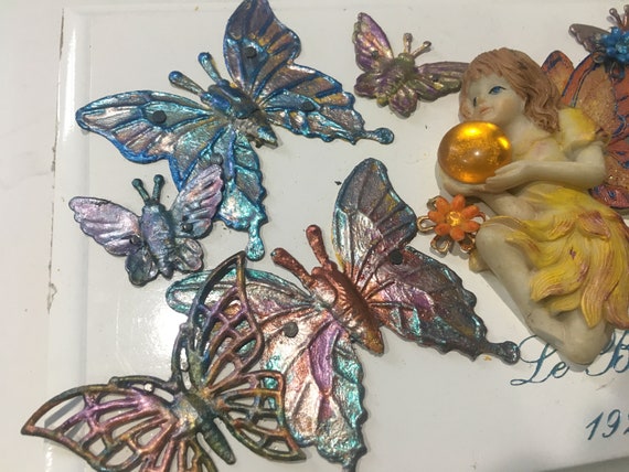 Decorated Cigar Box-Butterfly and Fairy - image 2