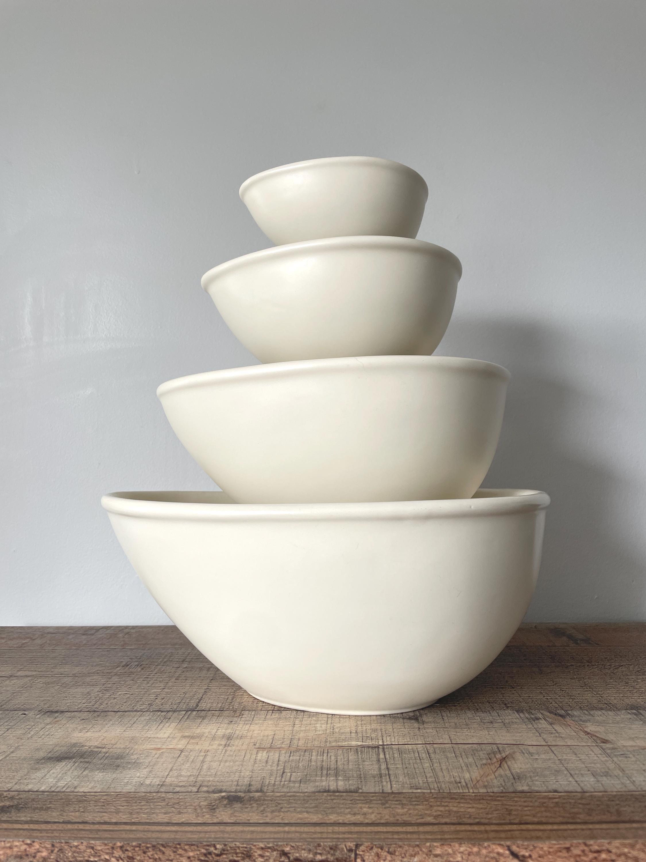 Vintage Nigella Lawson Cream Egg Shaped Ceramic Nesting Bowls - Etsy