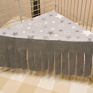 Cozy Corner Hideout for Small Pets – Customize in Cotton or Fleece
