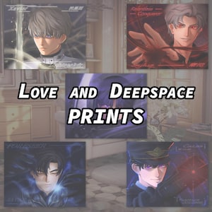 Love and Deepspace Art Prints | Xavier, Zayne, Rafayel, Sylus, Caleb Illustrations | 8&quot;x10&quot; Fanart Print