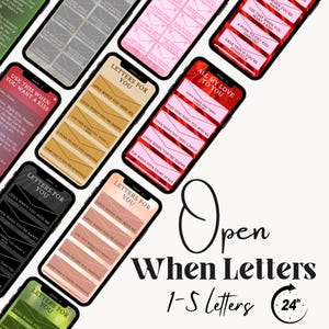 Personalized Open When Letters App | Custom Digital Gift