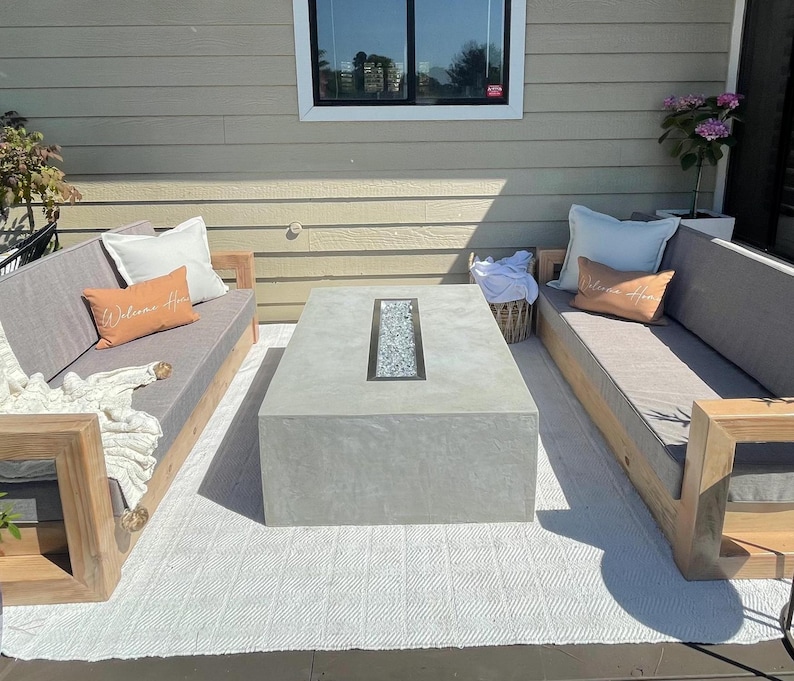 DIY Fire Pit Coffee Table Build Plans | Digital Download - Etsy