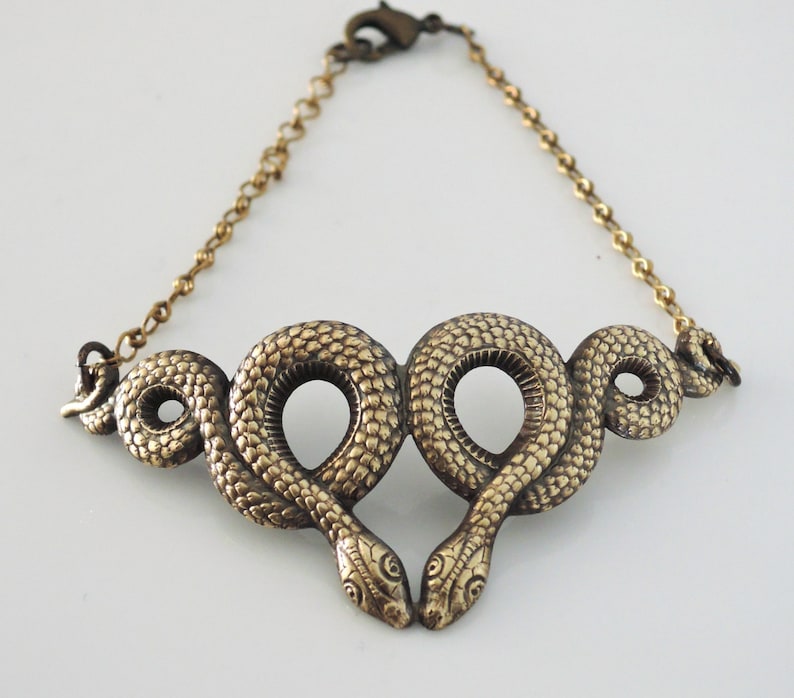 Vintage Bracelet handmade jewelry Brass Bracelet Snake Bracelet Egyptian Jewelry Snake Jewelry