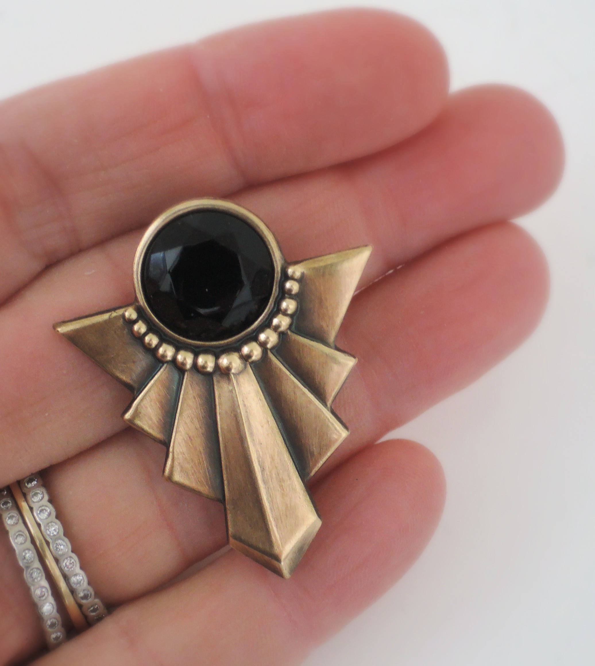 Vintage Jewelry - Art Deco Brooch - Vintage Brooch - Brass Vintage Jewelry - Art Deco Brooch - Vintage Brooch - Brass