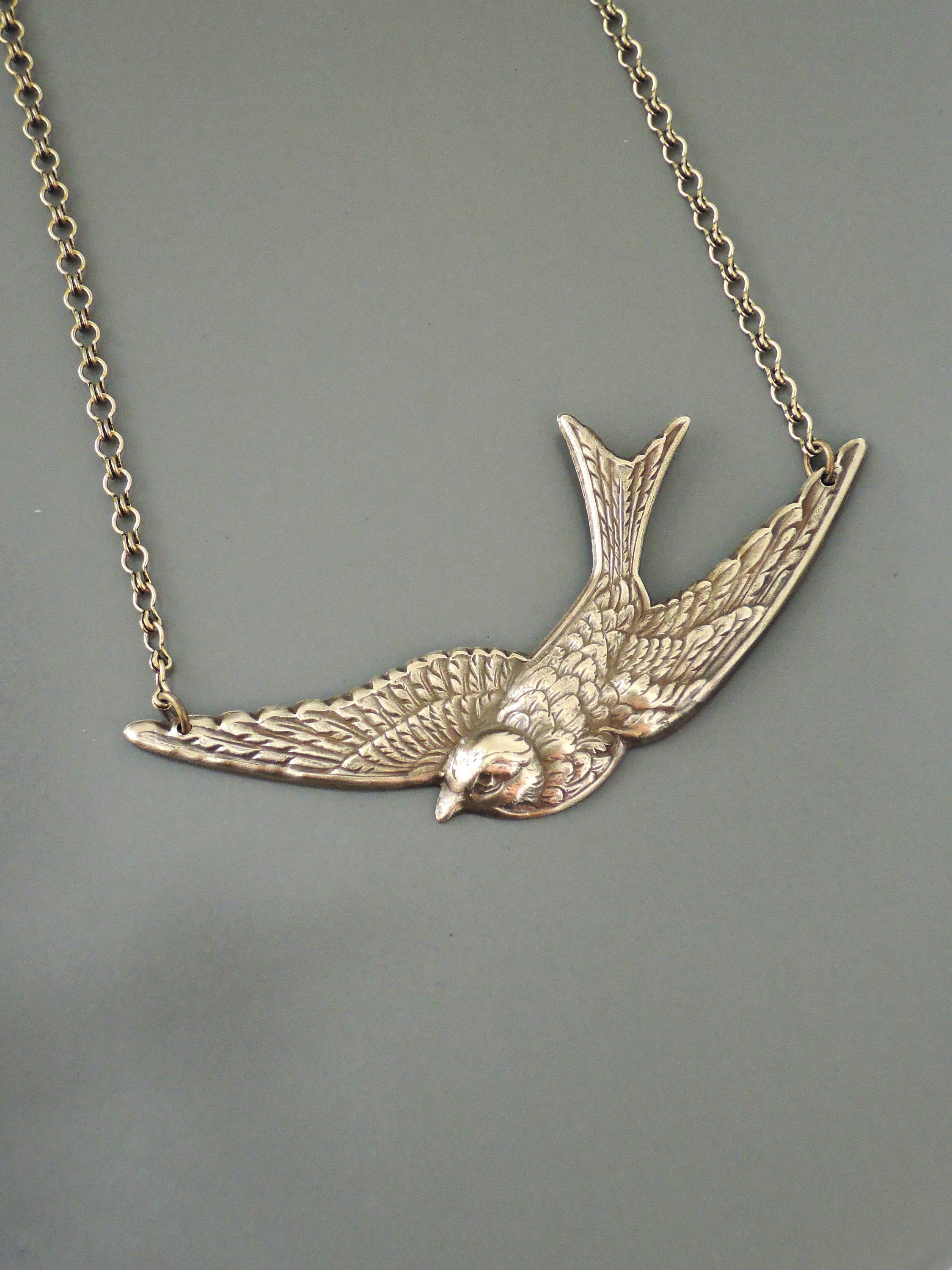 Vintage Jewelry Vintage Brass Necklace Vintage Necklace Etsy