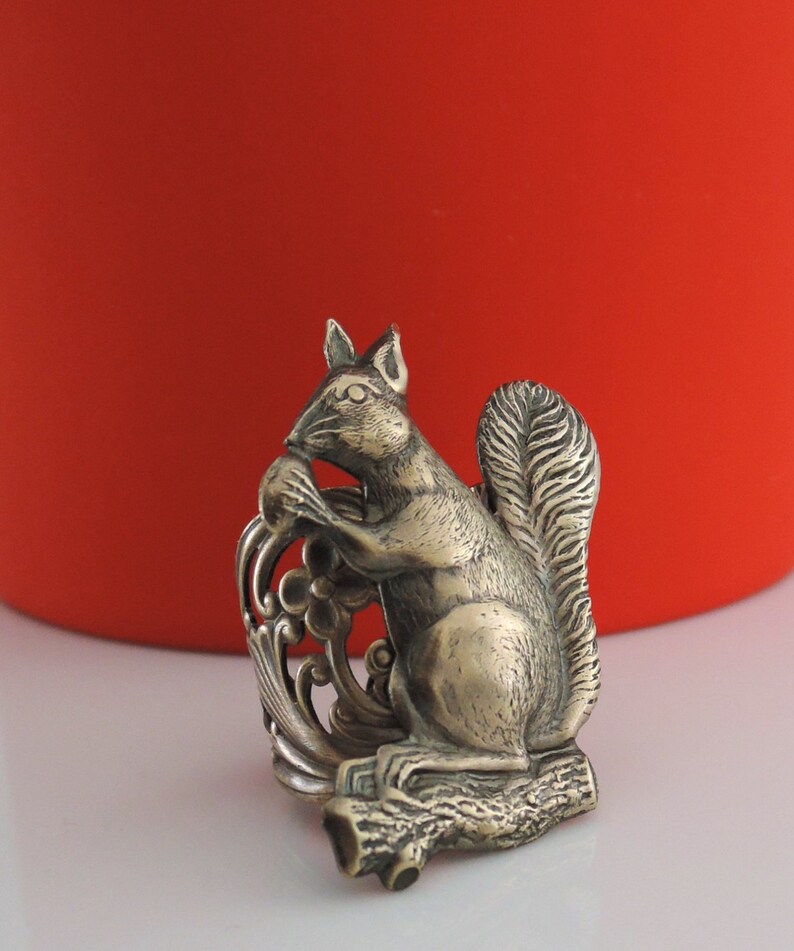 swarovski squirrel ring