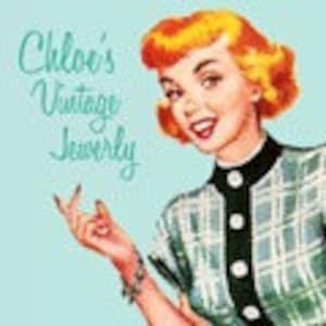 Vintage Jewelry Art Deco Necklace Bee Necklace Vintage Brass Necklace Chloe's Vintage Jewelry handmade jewelry image 5