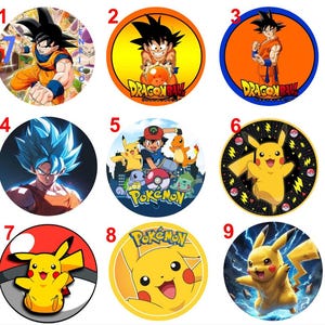 Anime-Inspired Phone Grip Holders – Dragon Ball & Pokémon Collection