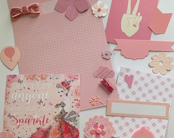 Junk Journal Kit Scrapbooking Zubehör, Junk Journal Collage Kit, Mixed Media Kit Scrapbooking Verschönerung Papierpackung