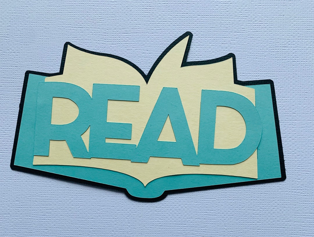 Die Cut Title Die Cut School Die Cut Book Die Cut Scrapbooking Read Die