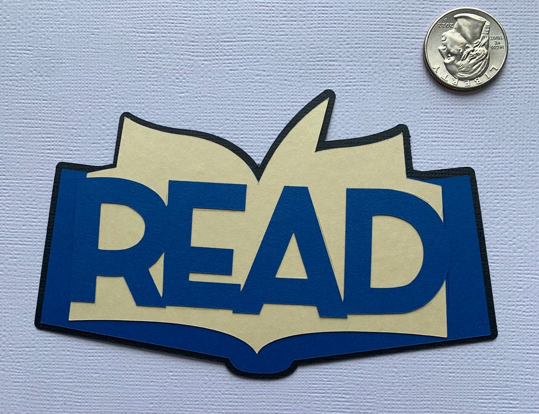 Die Cut Title Die Cut School Die Cut Book Die Cut Scrapbooking Read Die