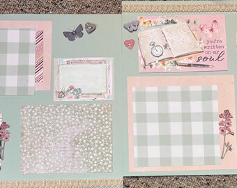 Shine Bright 12x12 Scrapbook Layout Page Kit - Etsy