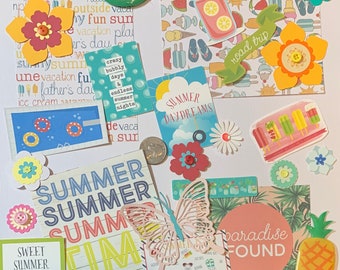Summer Scrapbooking Kit Paradise Trip Junk Journal 