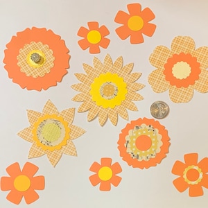 Stanzen Sie Blumen, die cut, Blumen stanzen, Scrapbook stanzen, Scrapbook Lieferungen, Scrapbook Kit, Junk Journal, Papier stanzen