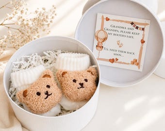 Grandparents Pregnancy Announcement Gift Box | Family Announcement Box | Gift for Grandparents | Baby's Arrival Gift | Grandma Grandpa Gift