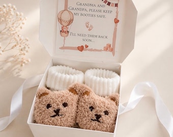 Baby Announcement Gift Box | Pregnancy Reveal Idea | New Grandparents Gift | Gender Reveal Surprise | Personalized Baby Gift