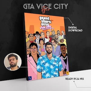 Vice city poster - Etsy 日本