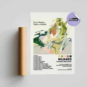 Pósteres de Nujabes / Póster de Luv(sic) Hexalogy / Póster de portada de álbum, Póster impreso para pared, Póster personalizado, Decoración del hogar, Nujabes