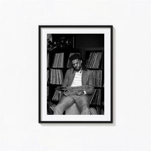 Poster di J. Cole / J. Cole, stampe artistiche in bianco e nero, poster musicali, decorazioni per la casa, stampe fotografiche, poster di Forest Hills Drive 2014, BAM244