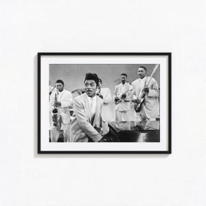 Poster di Little Richard / Poster da parete in bianco e nero di Little Richard, poster di copertina dell'album, decorazioni per la casa, stampe fotografiche, rock and roll, BAM57