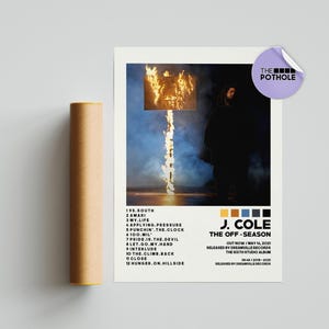 J. Cole / The Off-Season Poster / Poster di copertina dell'album, stampa di poster da parete, poster personalizzato, arredamento per la casa, The Off-Season, Dreamville, J Cole