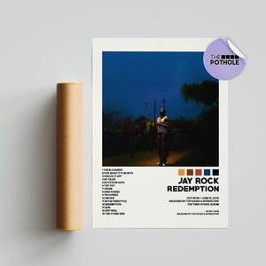 Poster di Jay Rock / Poster di Redemption / Jay Rock, Redemption / Poster della copertina dell'album / Poster della tracklist, poster personalizzato
