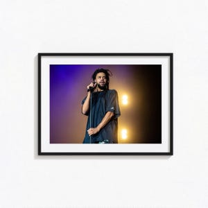 J. Cole Posters / J. Cole Poster da parete in bianco e nero, poster musicale, decorazioni per la casa, stampe fotografiche, poster Forest Hills Drive 2014, BAM233