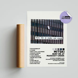 Poster di Mitski / Bury Me at Make Out Creek / Mitski / Poster di copertina dell'album, stampa di poster da parete, poster personalizzato, decorazioni per la casa