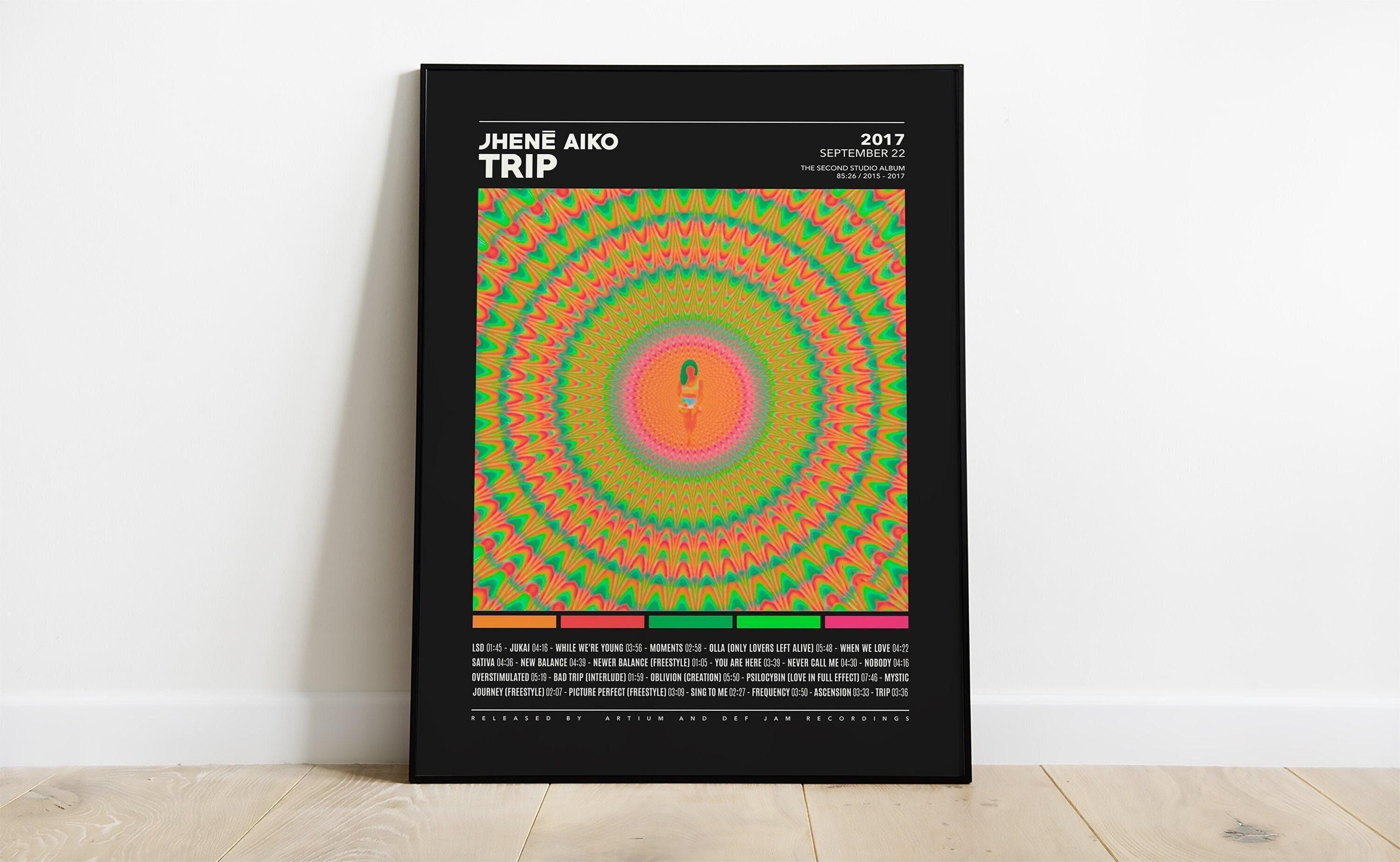 【額縁付き】jhene aiko trip ジャネーアイコ A2ポスター Amazon.com: Jhené Aiko - trip Art Poster Print is made
