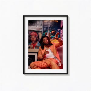 Poster di J. Cole / J. Cole, stampe artistiche in bianco e nero, poster musicali, decorazioni per la casa, stampe fotografiche, poster di Forest Hills Drive 2014, BAM234