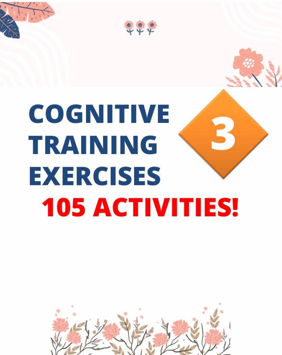 3. 105 Cognitive Training Exercises: Brain Boost, Memory & Logic ...