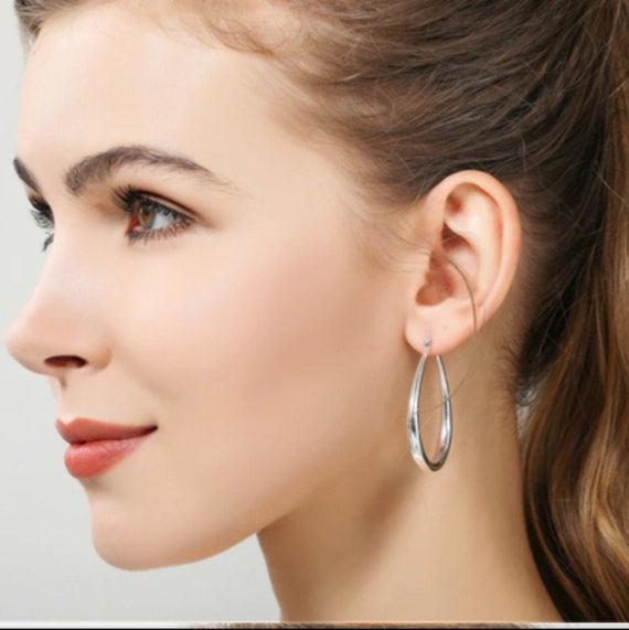 44mm hoop earrings deals
