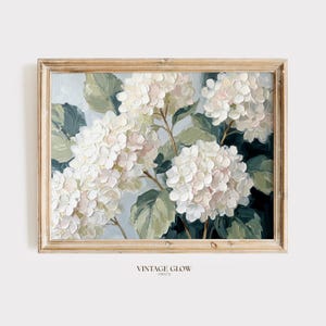 Hydrangea Floral Print | Vintage Cottagecore Wall Art (Digital Download)