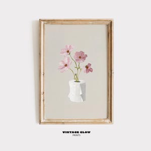 Toilet Paper Plant Art Print | Funny Botanical Bathroom Wall Decor | Minimalist Toilet Humor Painting | Printable Digital Download | #V341