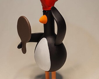 Feathers Mcgraw Figure From Wallace & Gromit. Painted and